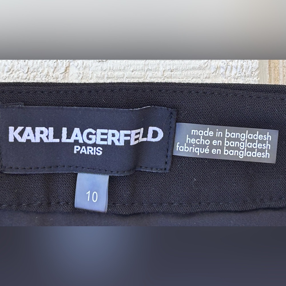 Karl Lagerfeld Paris Women’s Pencil High-Waisted Skirt Double Breasted Style 10 - Picture 8 of 12